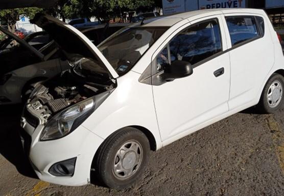 A disposición de PGJE vehículo con reporte de robo